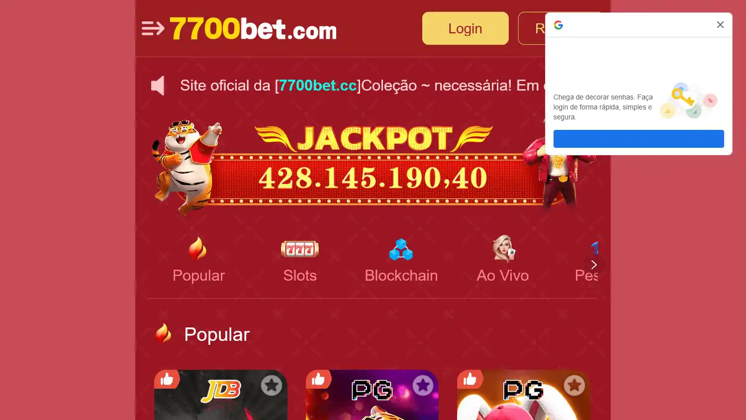 7700bet Casino screenshot 2