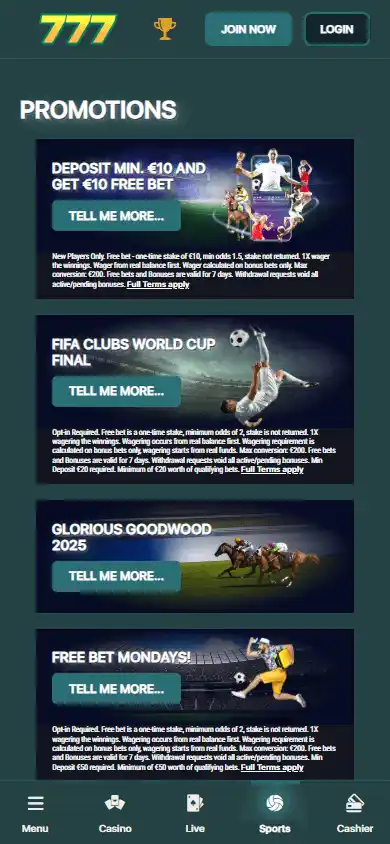 777Bet Casino screenshot 6