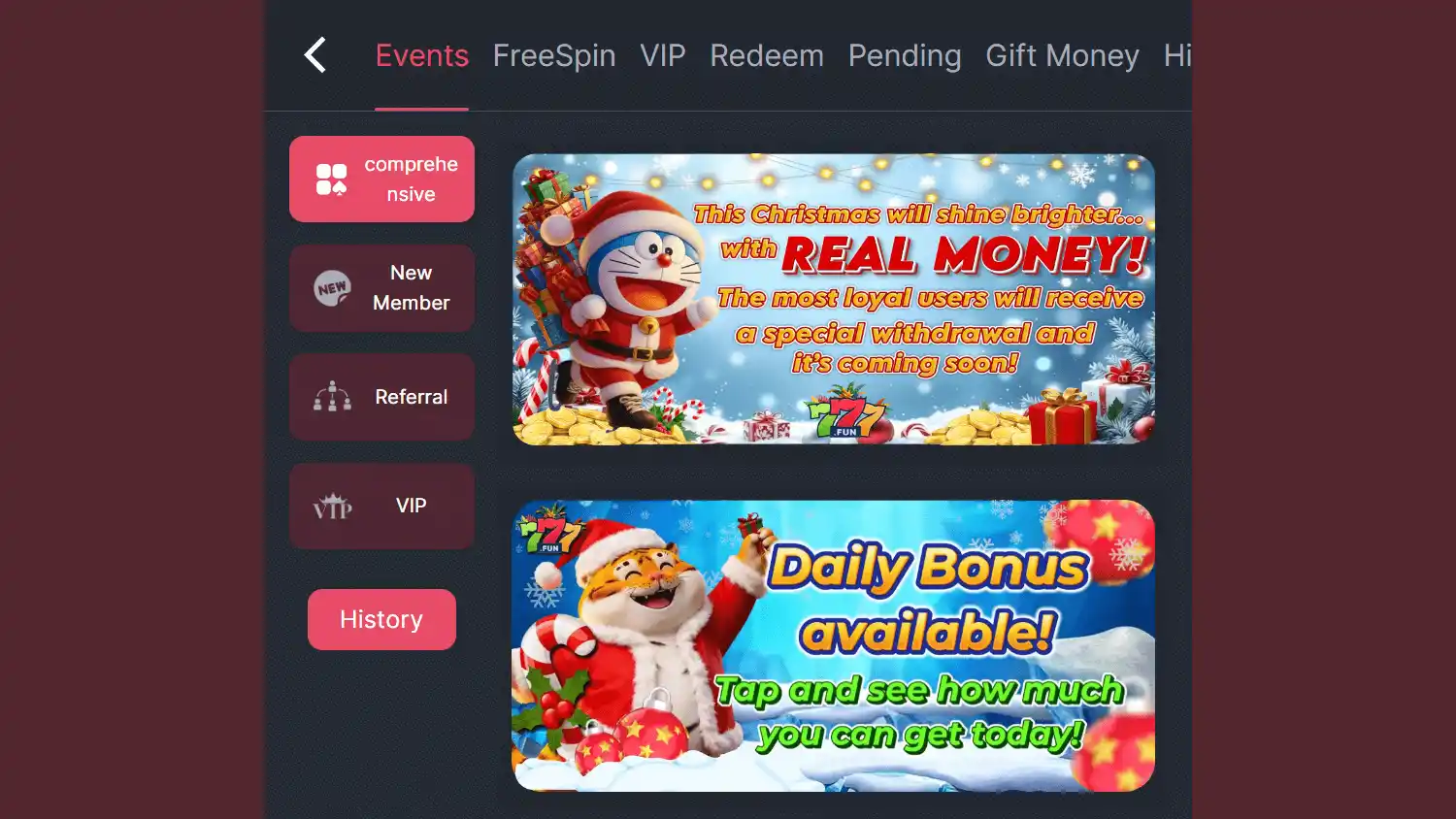 777Bet.io Casino screenshot 2