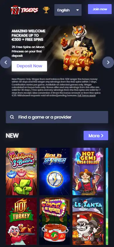 777Tigers Casino screenshot 4