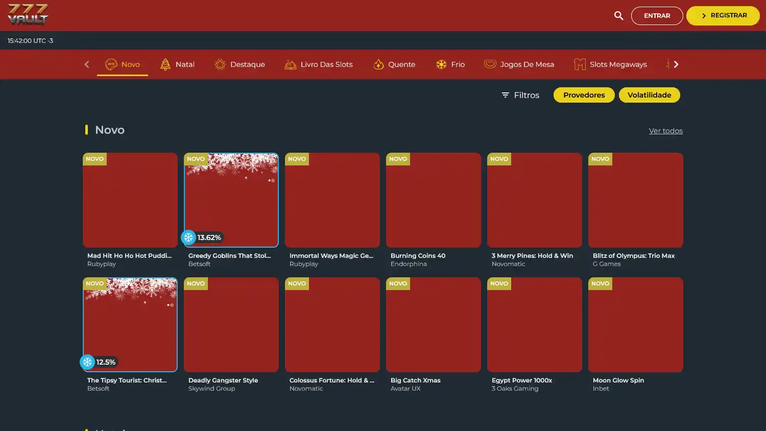 777vault Casino screenshot 2