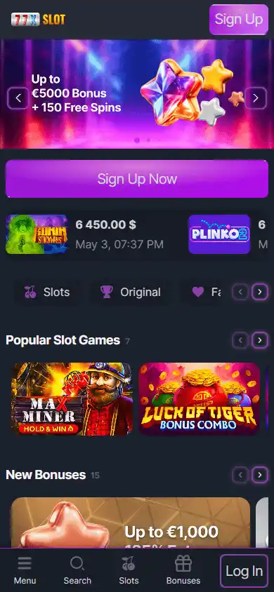 77xslot Casino screenshot 4