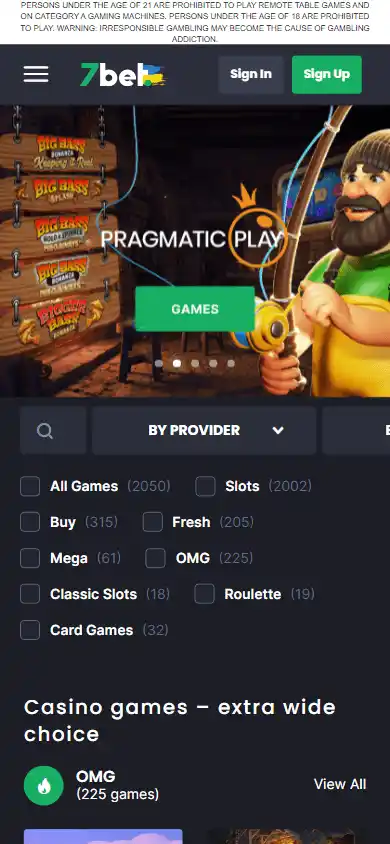7bet Casino screenshot 3
