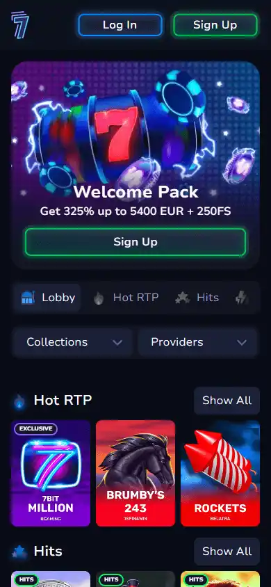 7BitCasino screenshot 4