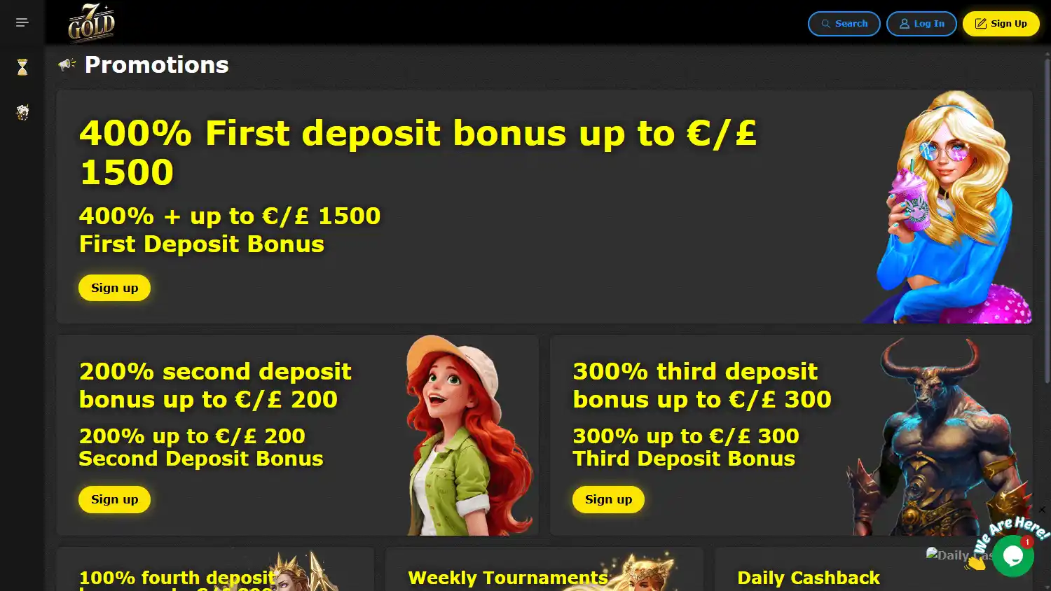 7GOLD Casino screenshot 3