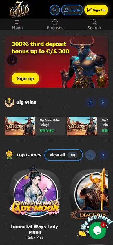 7GOLD Casino screenshot 4