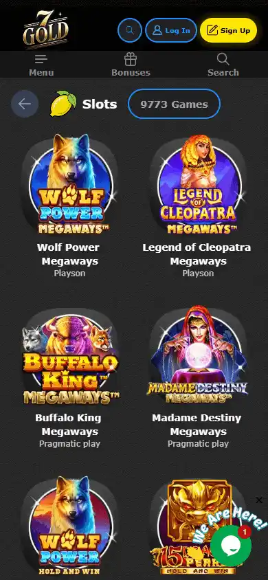 7GOLD Casino screenshot 5