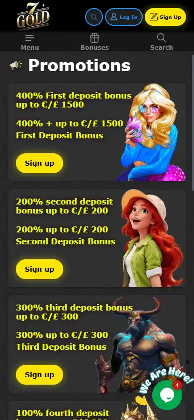 7GOLD Casino screenshot 6