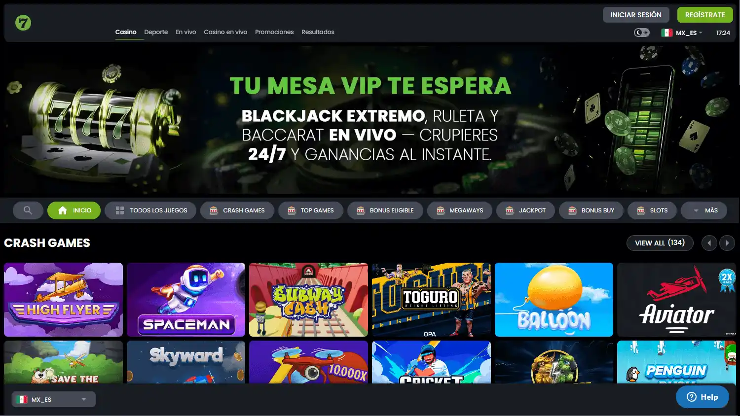 7greenbet Casino screenshot 1