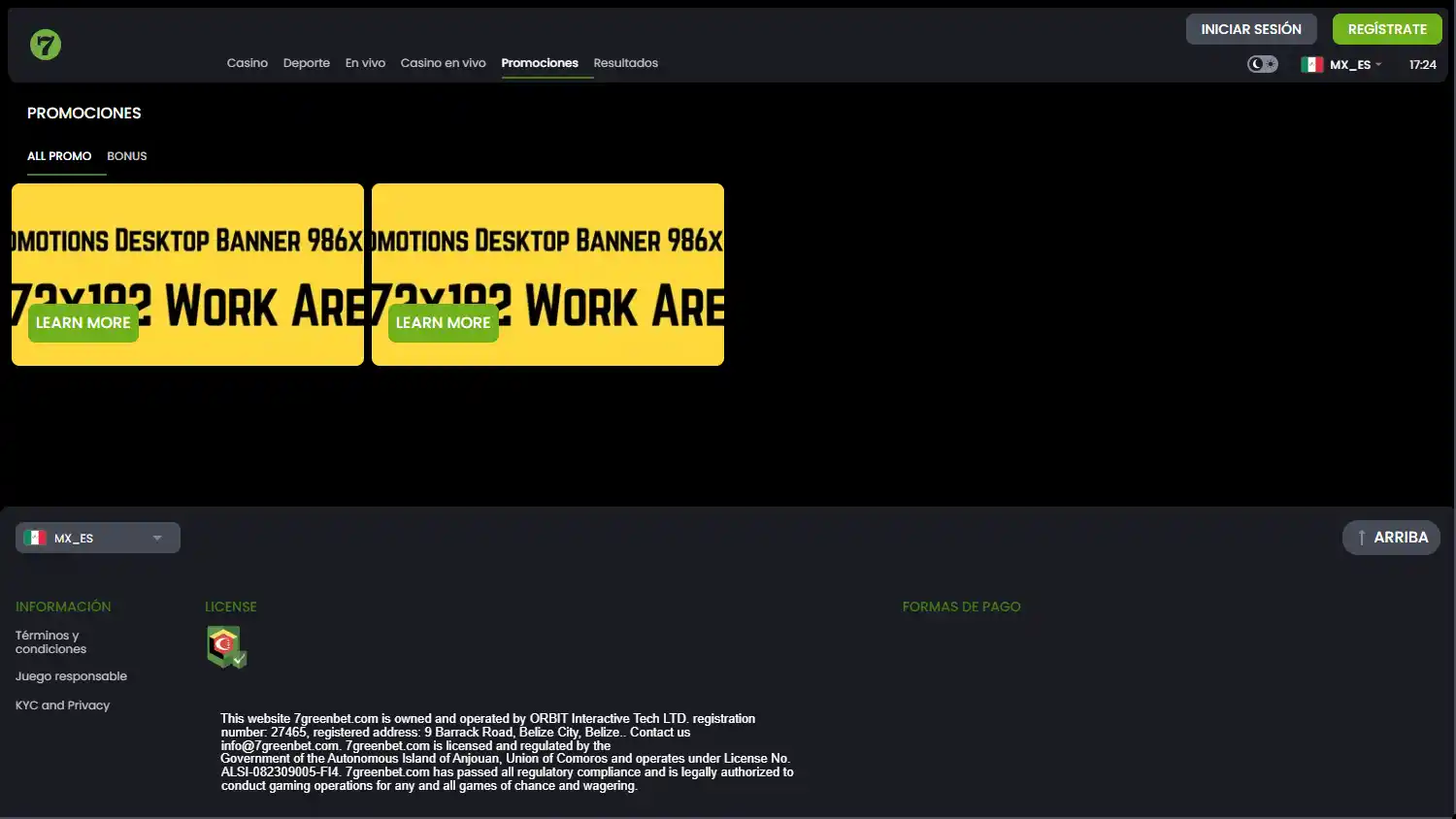7greenbet Casino screenshot 2
