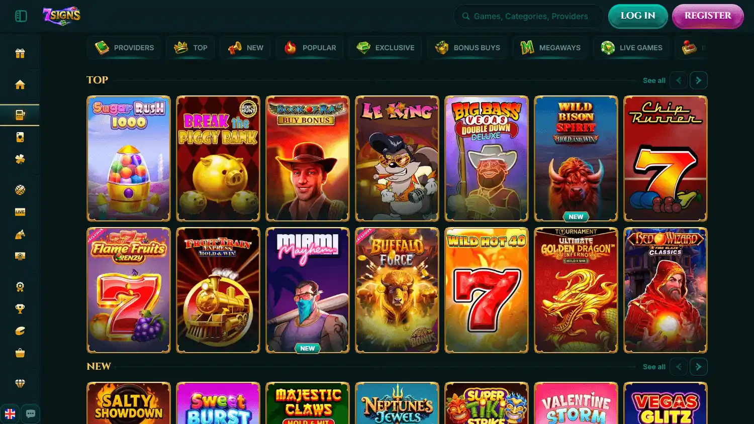 7Signs Casino screenshot 2
