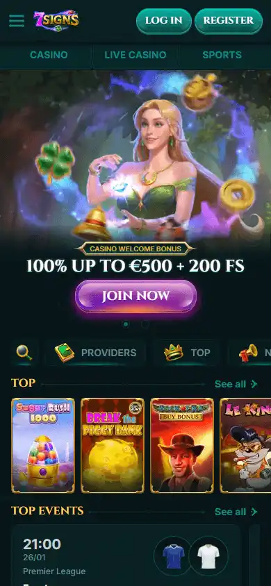 7Signs Casino screenshot 4