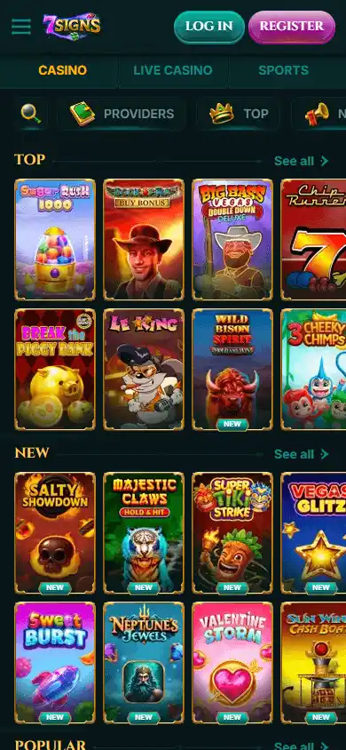 7Signs Casino screenshot 5