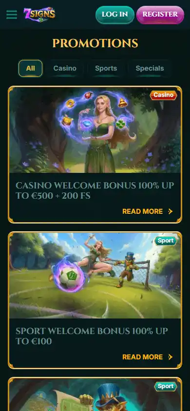 7Signs Casino screenshot 6