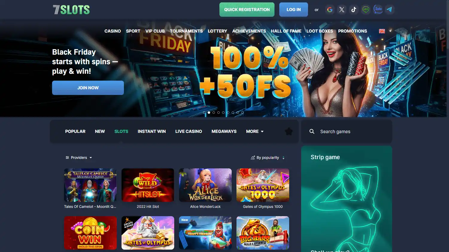 7Slots Casino screenshot 2