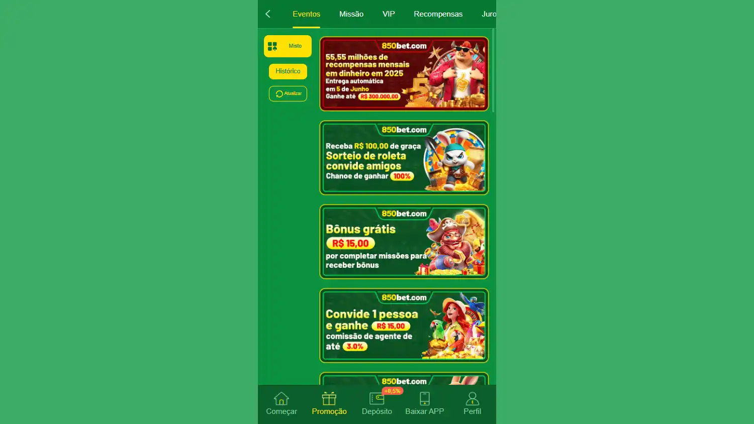 850bet Casino screenshot 3