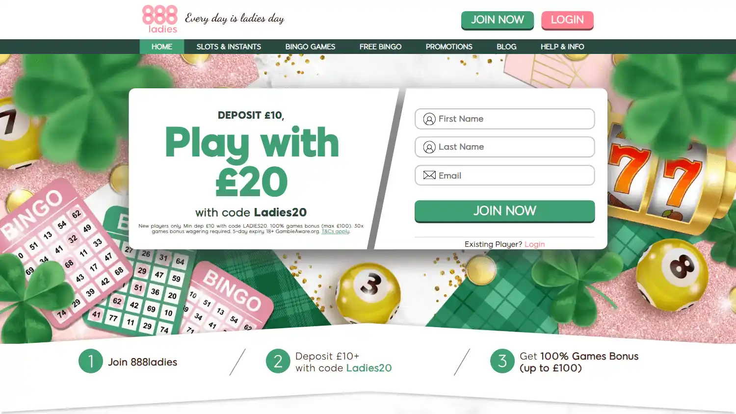 888 Ladies Casino screenshot 1