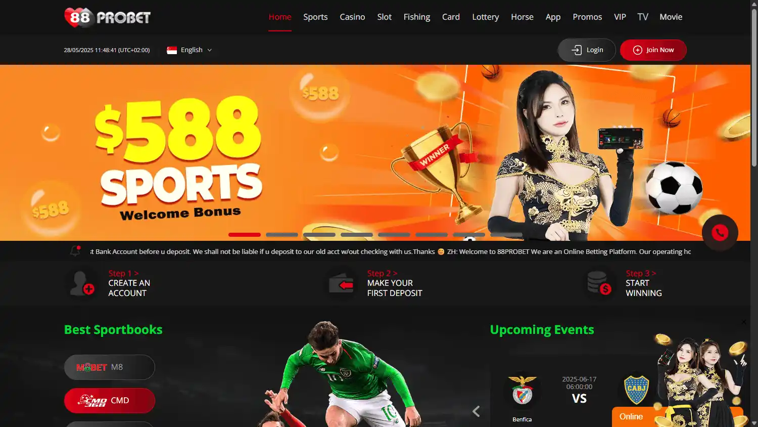 88ProBet Casino screenshot 1