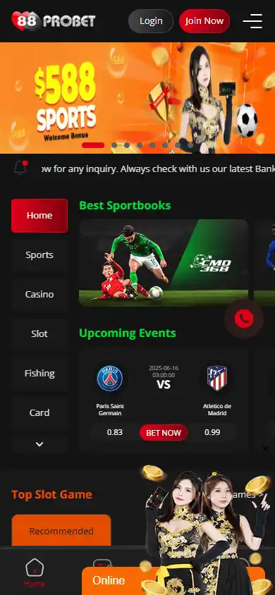 88ProBet Casino screenshot 4