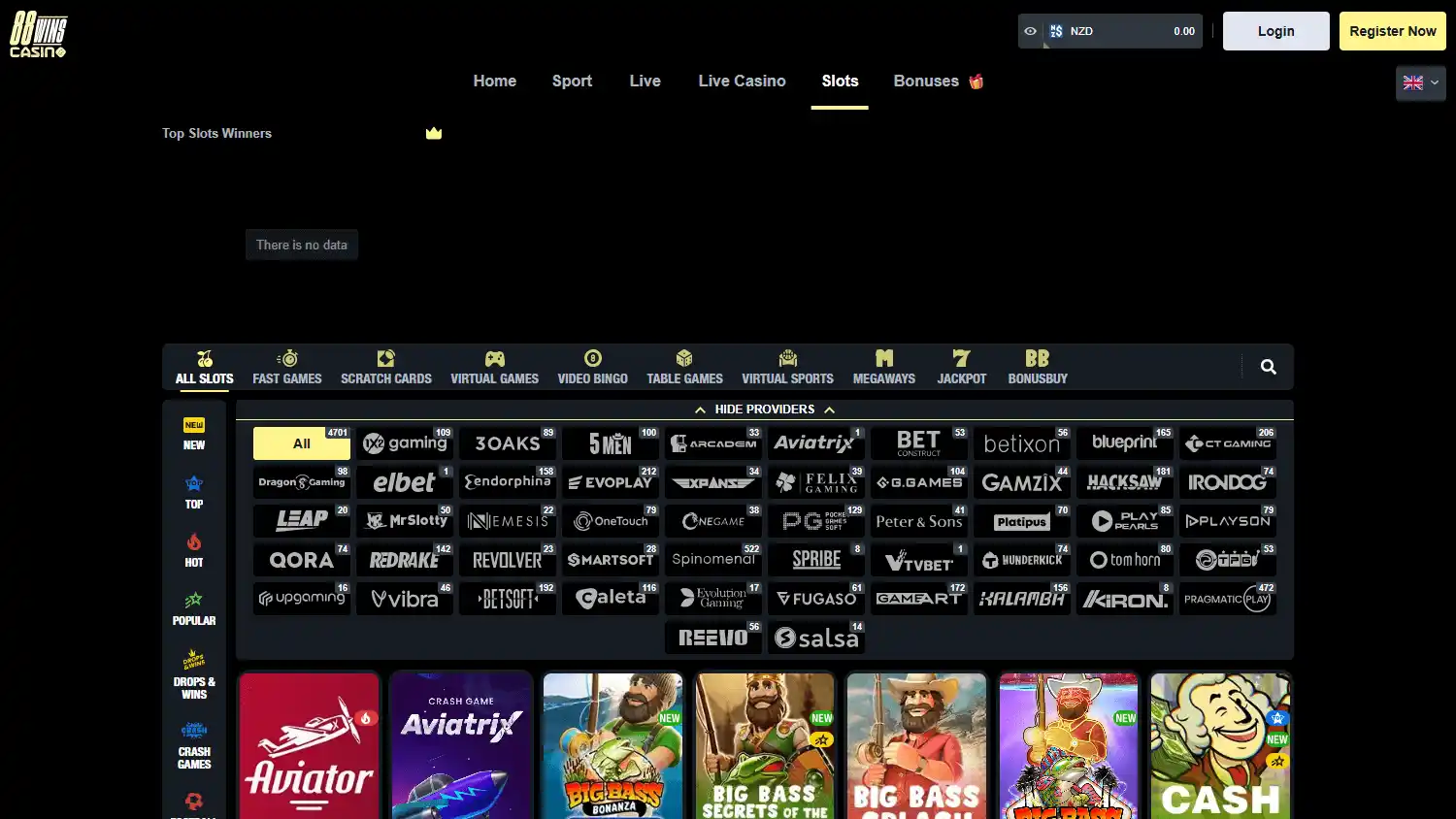 88Wins Casino screenshot 2