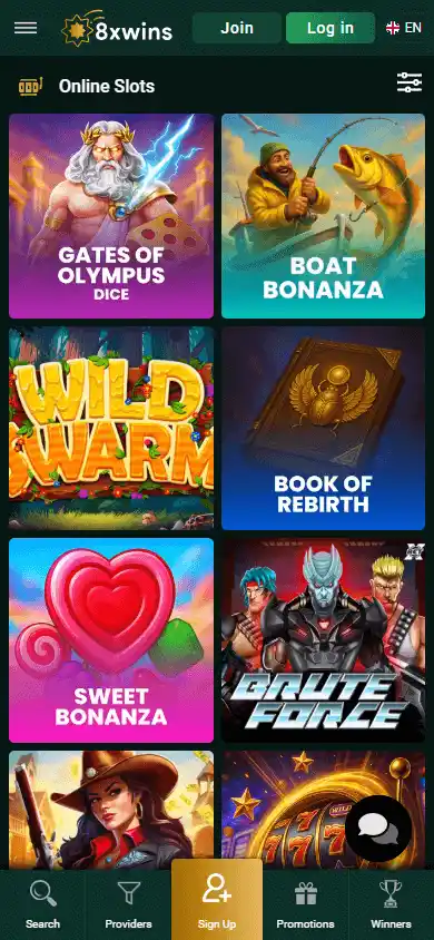 8xwins Casino screenshot 5