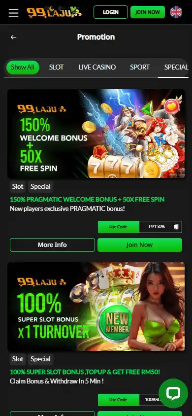 99LAJU Casino screenshot 6
