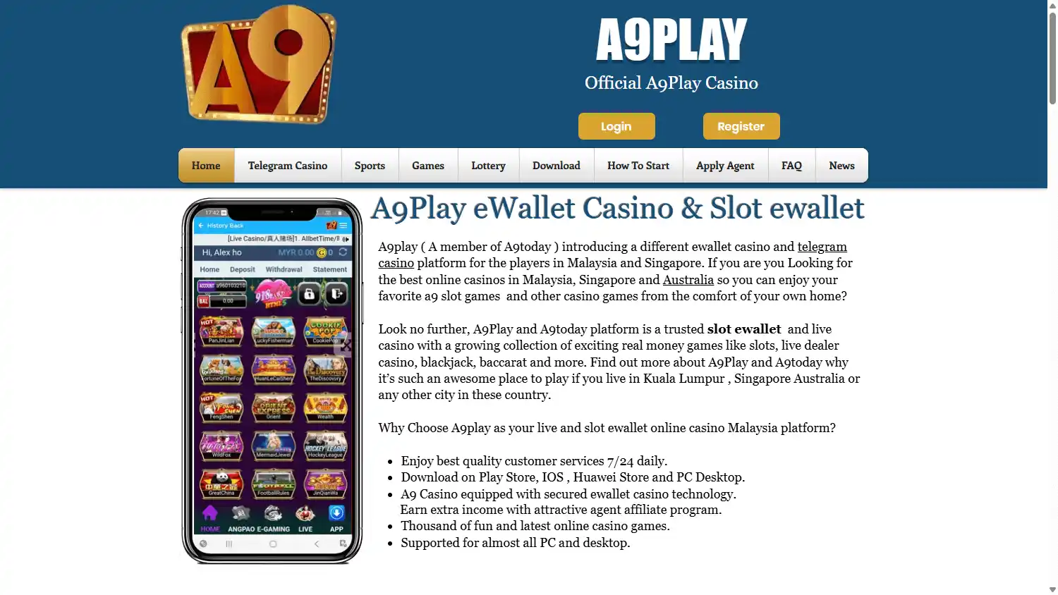 A9Play Casino screenshot 1