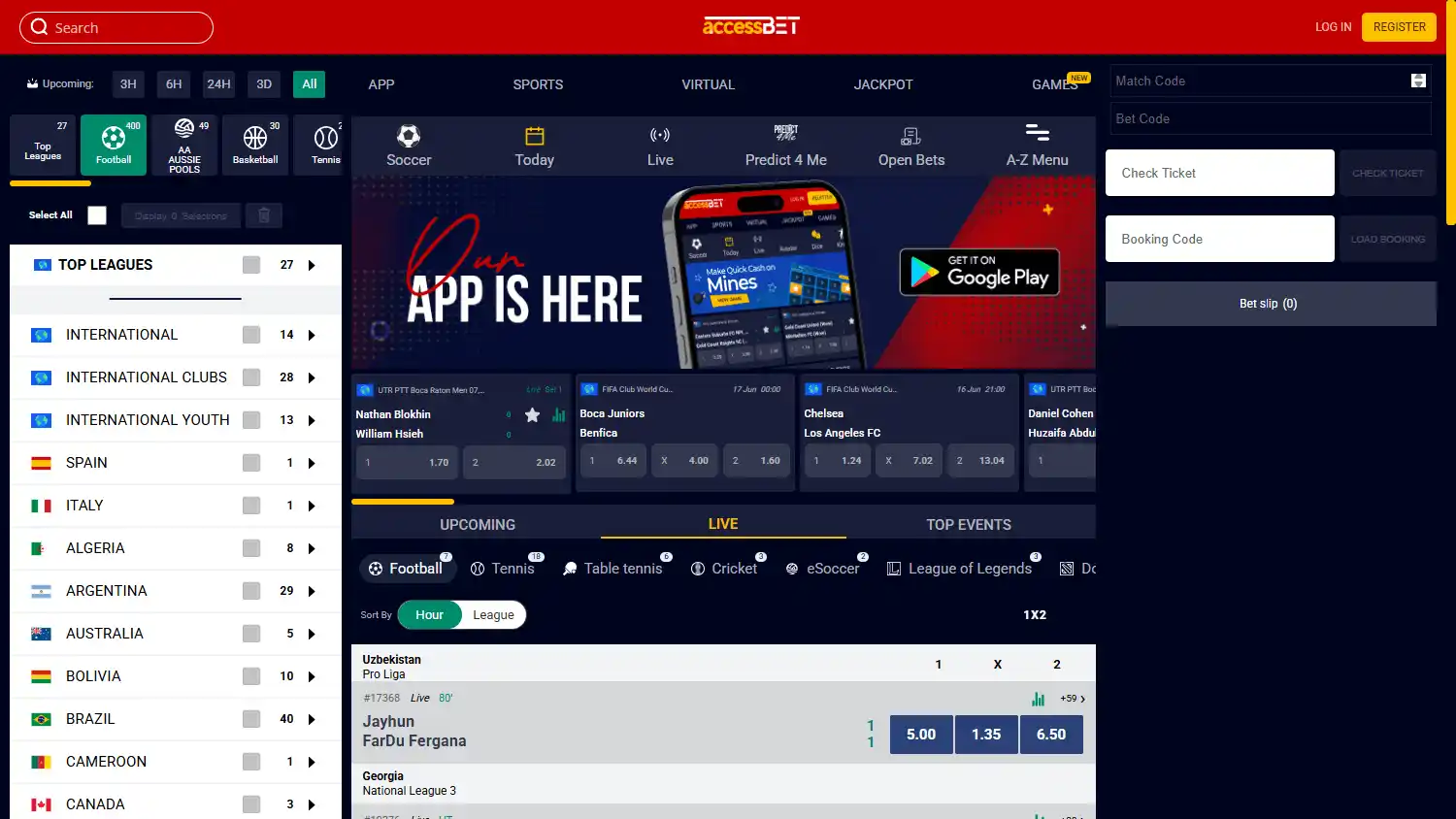 AccessBET Casino screenshot 1