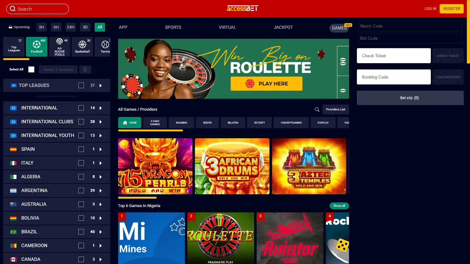 AccessBET Casino screenshot 2