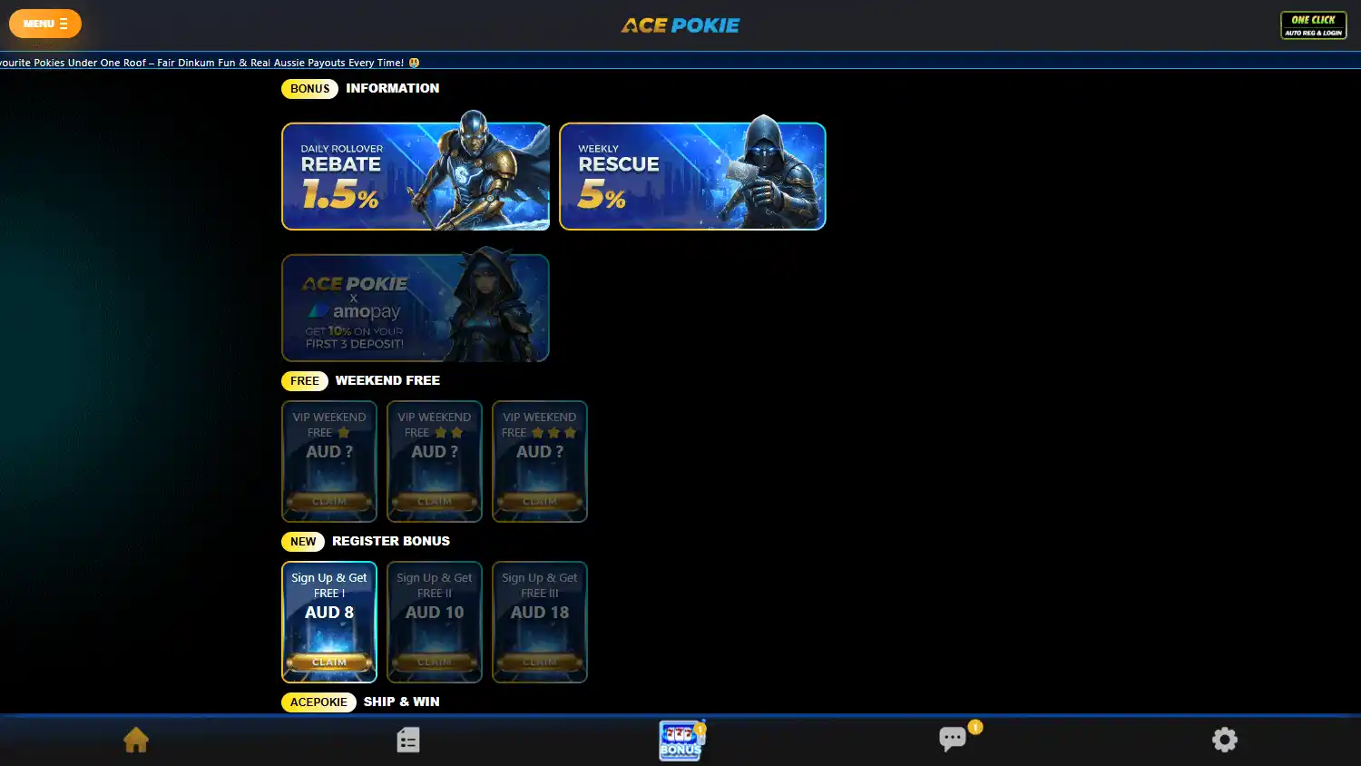 AcePokie Casino screenshot 3