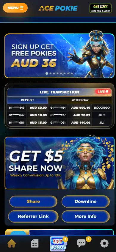 AcePokie Casino screenshot 4
