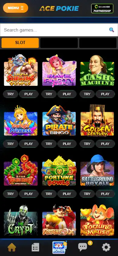 AcePokie Casino screenshot 5