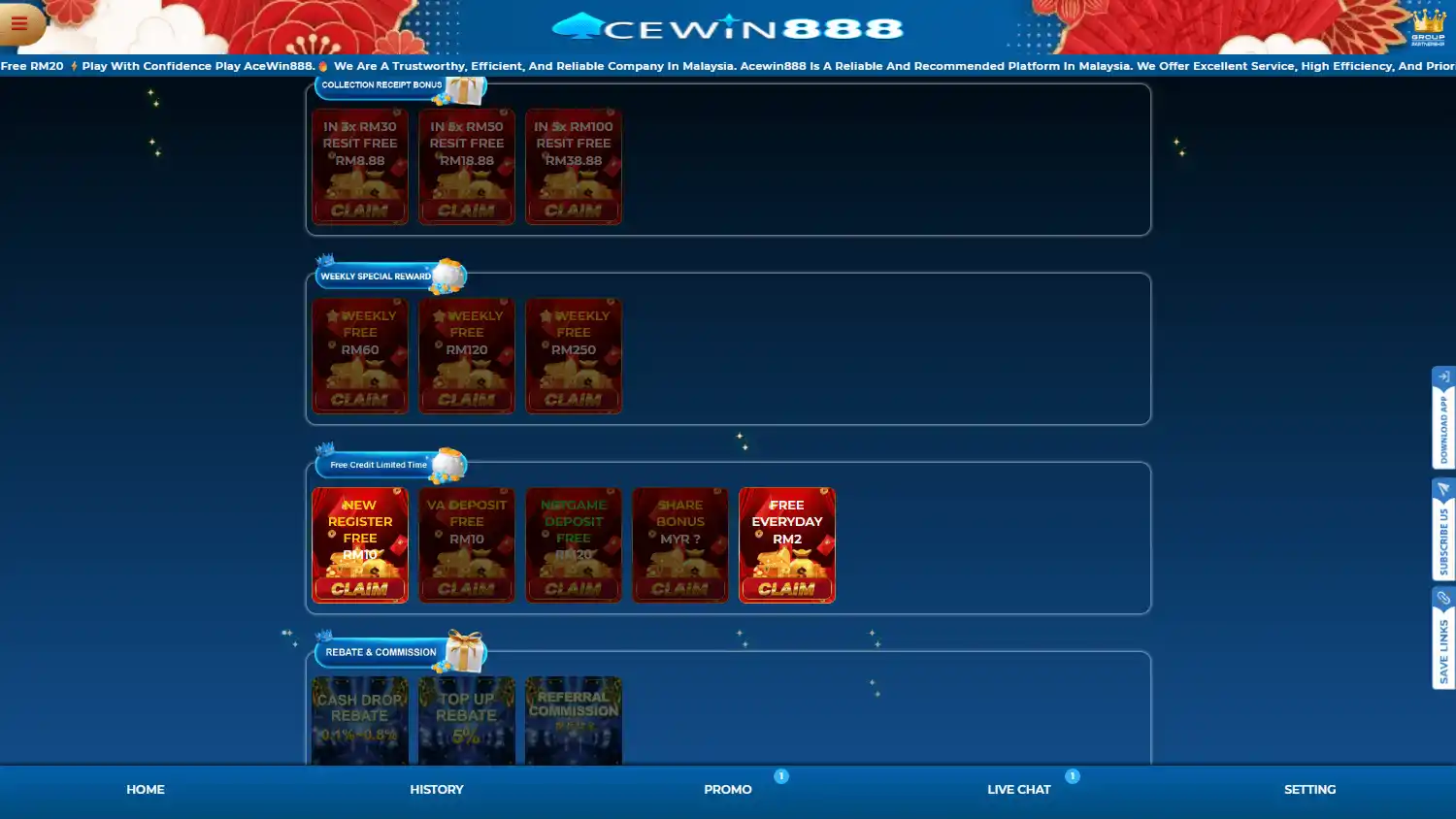 AceWin888 Casino screenshot 3