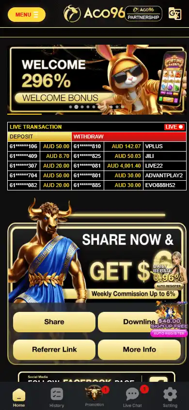 ACO96 Casino screenshot 3