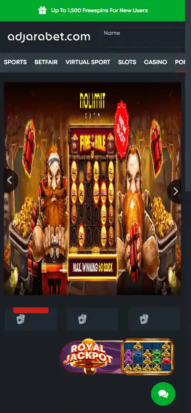 Adjarabet Casino screenshot 6