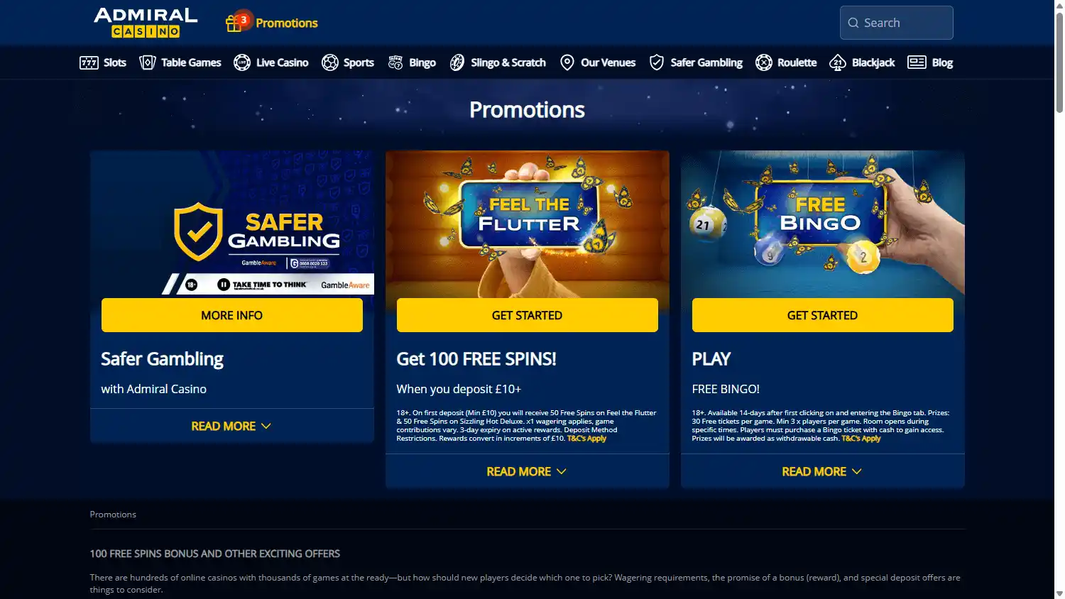 Admiral Casino screenshot 3