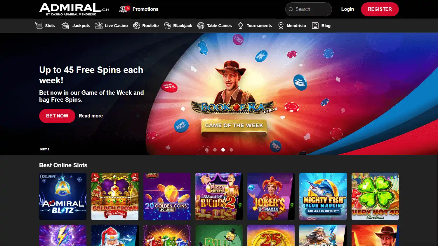 Admiral Casino CH screenshot 1