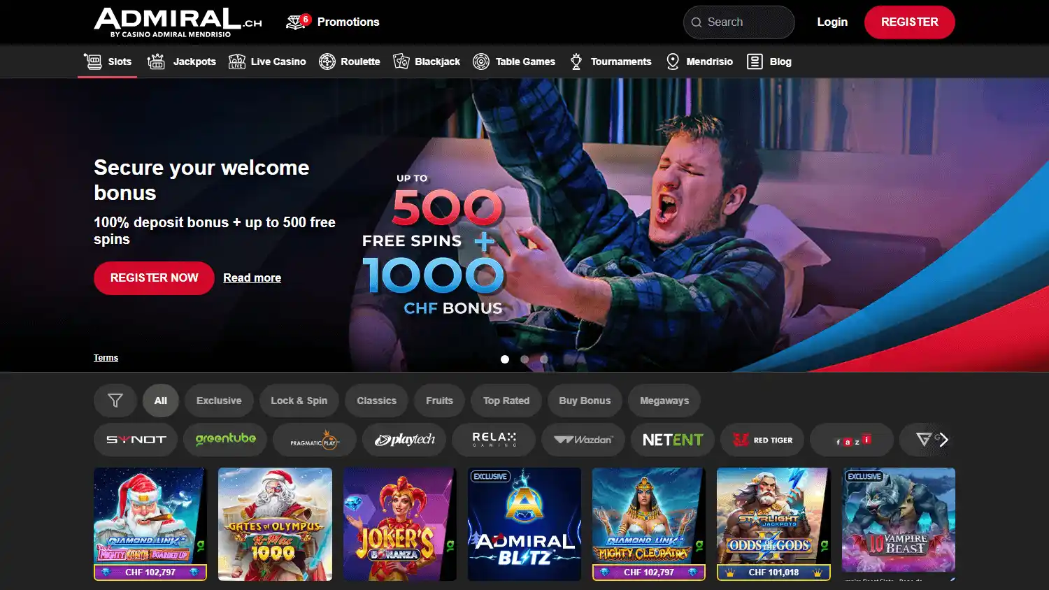 Admiral Casino CH screenshot 2