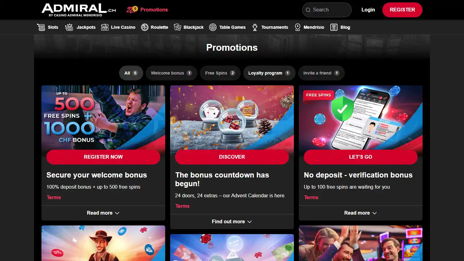 Admiral Casino CH screenshot 3