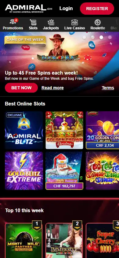 Admiral Casino CH screenshot 4