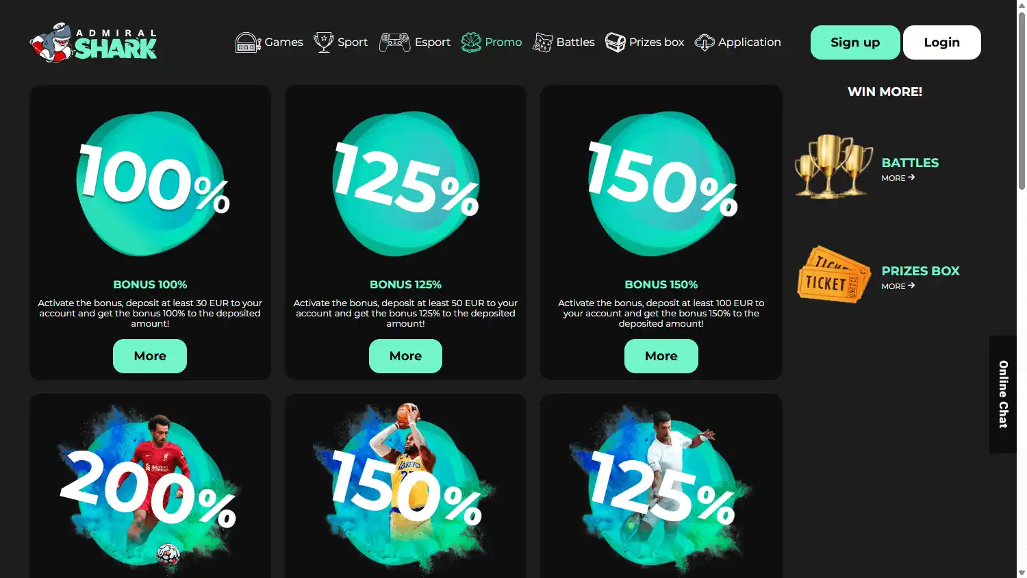 Admiral Shark Casino screenshot 3