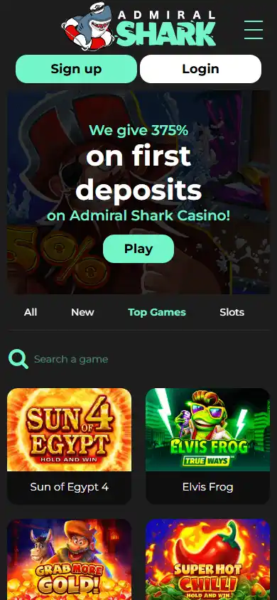 Admiral Shark Casino screenshot 4