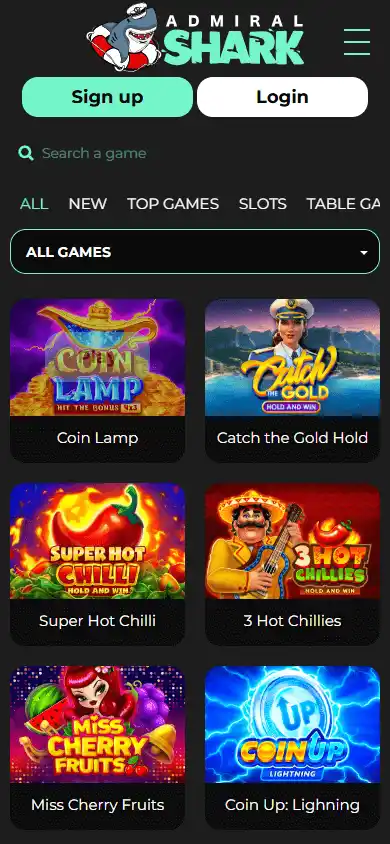 Admiral Shark Casino screenshot 5