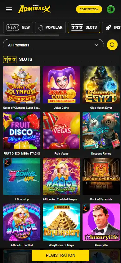 Admiral-X Casino screenshot 5