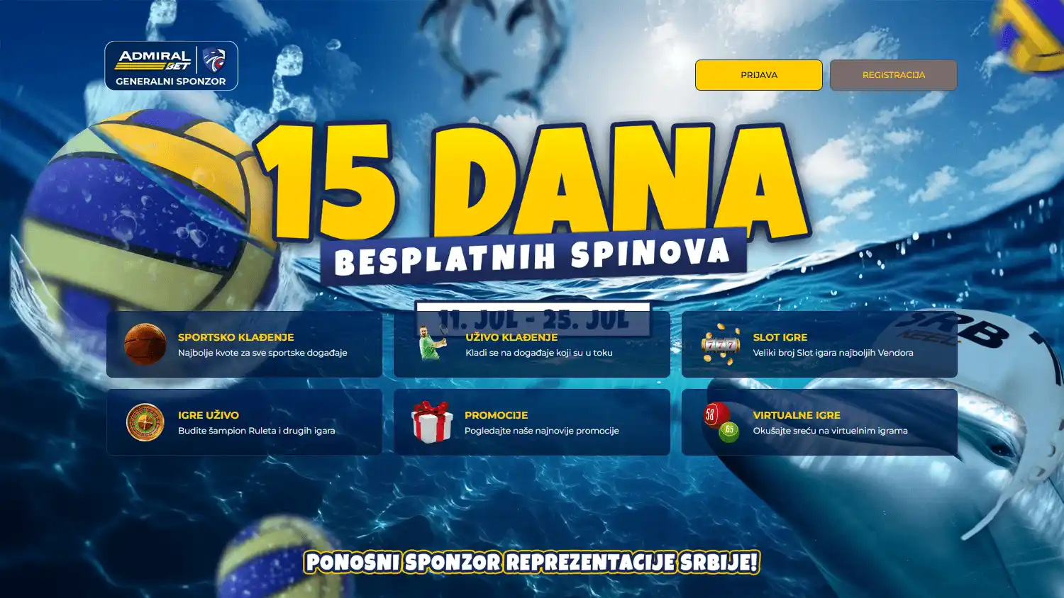AdmiralBet Casino screenshot 1