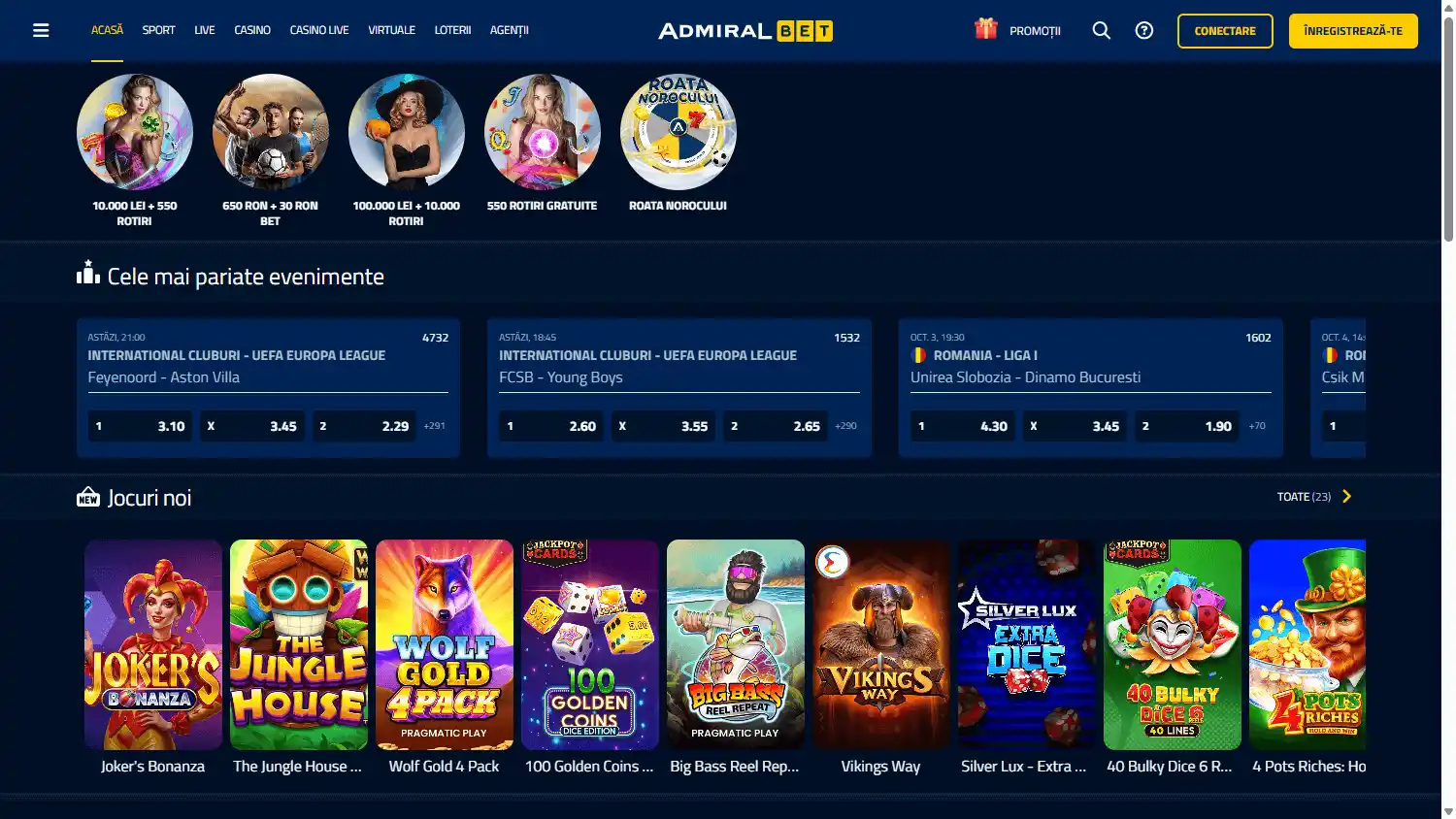 AdmiralBet Casino DE screenshot 2