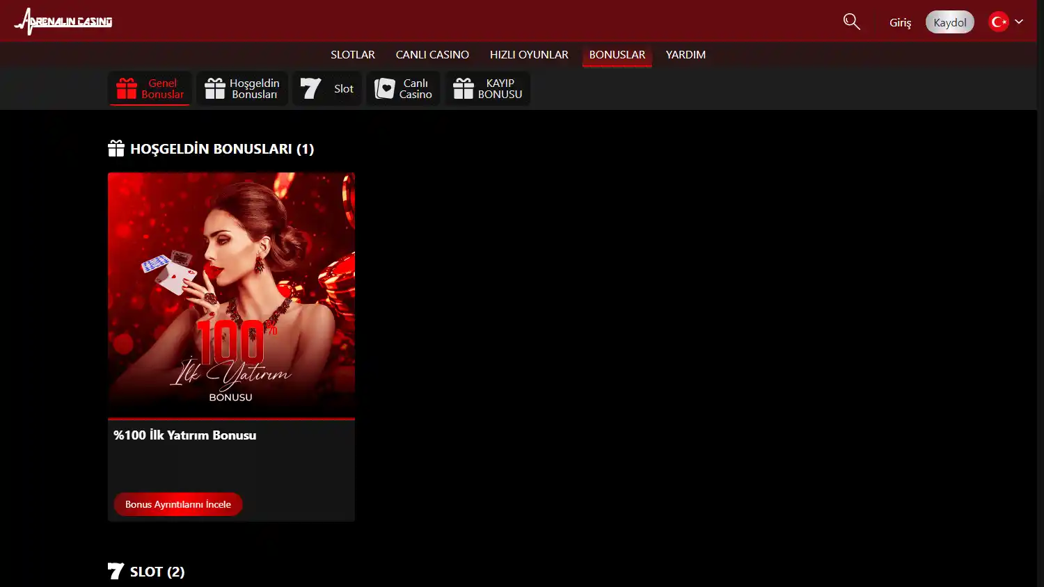 Adrenalin Casino screenshot 3