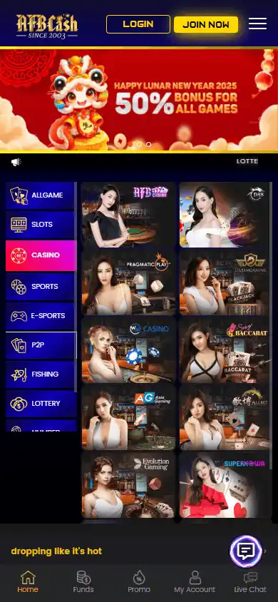 AFBCash Casino screenshot 4