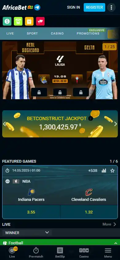 AfricaBet Casino screenshot 4