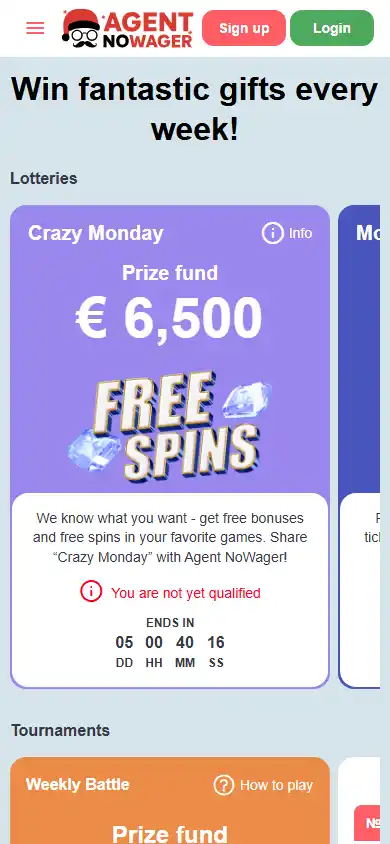Agent NoWager Casino screenshot 6